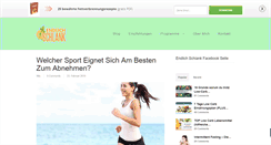 Desktop Screenshot of endlichschlank.net